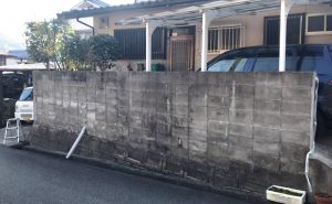 ブロック塀施工前