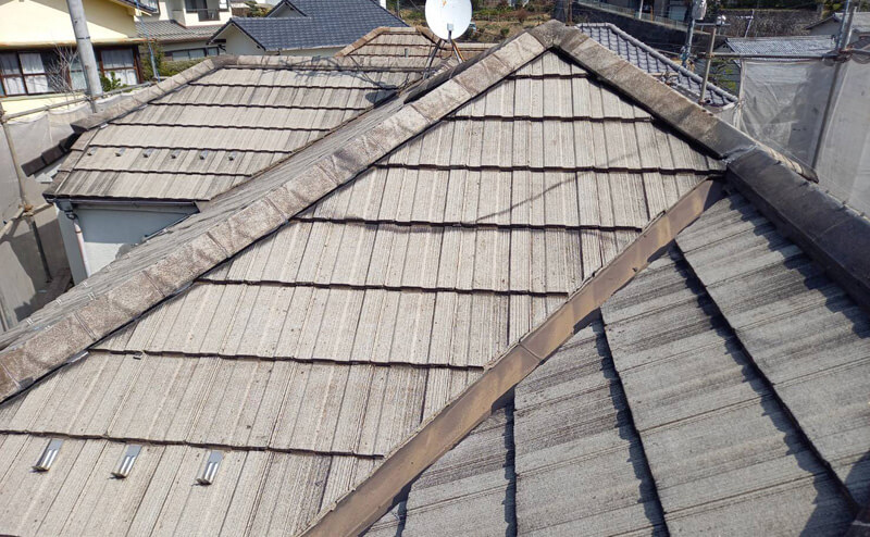 屋根塗装前